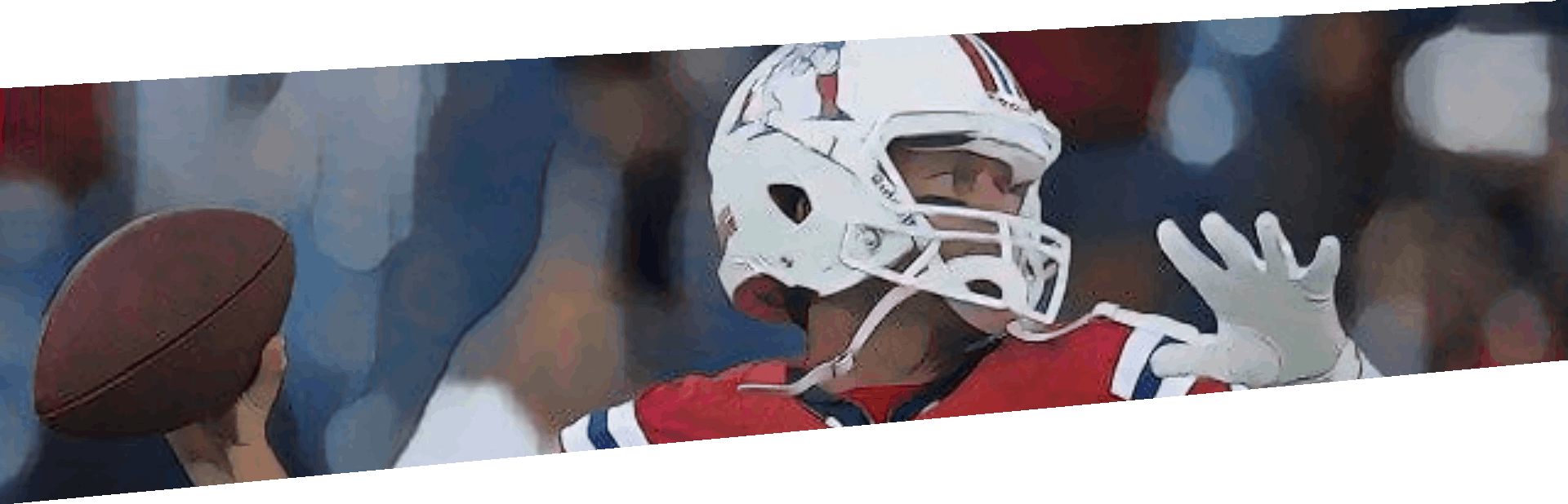 Brady in throwback uniform